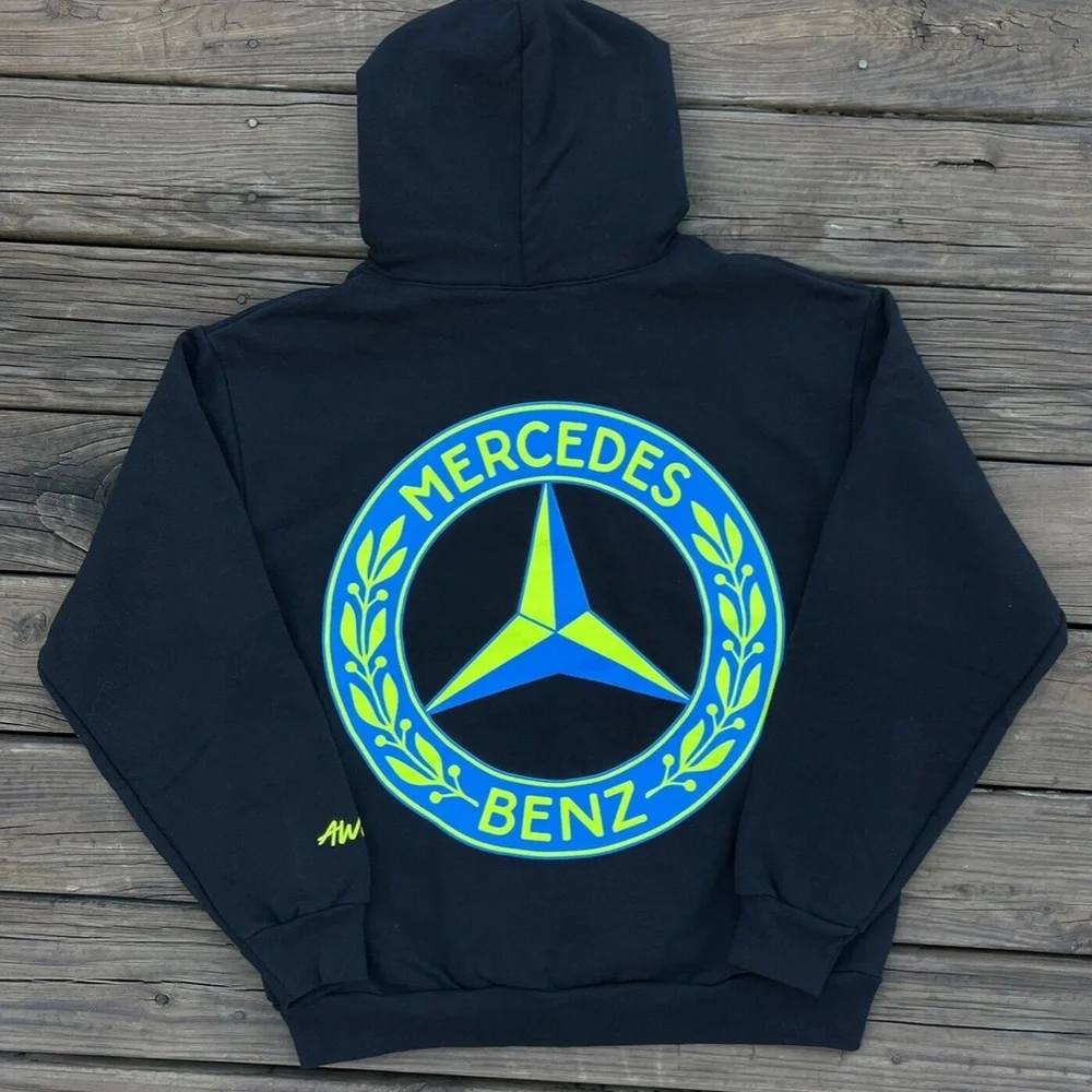 A$AP Rocky AWGE x Mercedes Benz Hoodie (Black) - Picture 2 of 4